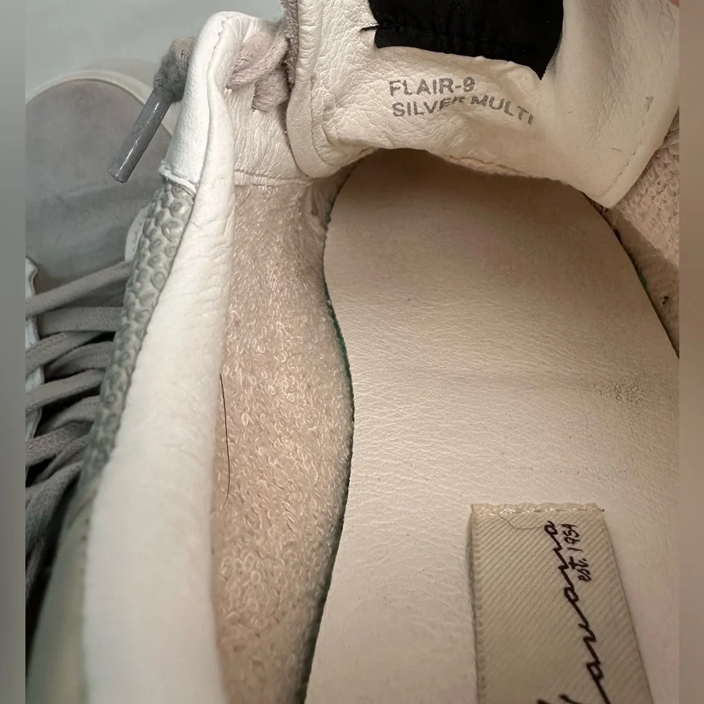 Vintage Havana Flair Silver Multi Gray and White Sneakers size 9 - Picture 12 of 12
